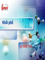 phương pháp phổ khối lượng