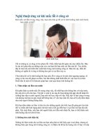 nghệ thuật ứng xử khi mắc lỗi ở công sở