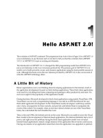Tài liệu phát triển web - Hello ASP.NET 2.0