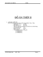 Thuyết minh đồ án thép 2