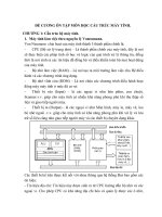 Đề cương ôn tập môn học cấu trúc máy tính tham khảo