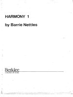 berklee college of music - harmony 1
