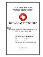 Mô hình kinh doanh báo mạng tại việt nam thực trạng và giải pháp