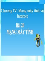 bài giảng mạng máy tính