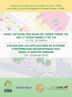 Ứng dụng hệ thống thông tin địa lý trong quản lý đô thị