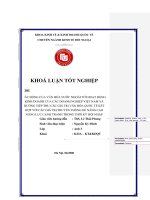 tác động của văn hóa nước ngoài tới hoạt động kinh doanh của các doanh nghiệp việt nam và hướng tới tiếp thu các giá trị văn hóa quốc tế kết