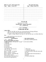 giáo án lớp 5 tuần 30