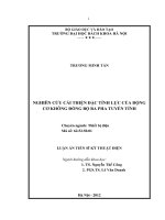 Nghiên cứu cải thiện đặc tính lực động cơ không đồng bộ ba pha tuyến tính