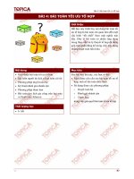 Bài giảng Bài toán tối ưu tổ hợp -Topica