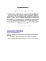 coffee shop recipe book