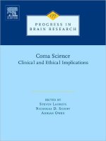 coma science  -  clinical and ethical implications  -  s. laureys, et al., (elsevier, 2009)