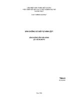 Nghiên cứu lựa chọn công nghệ cơ giới hoá khai thác các vỉa dày, dốc trên 45o tại các mỏ than hầm lò vùng quảng ninh   hướng dẫn vận hành dàn chống cơ giới tự hành DT1