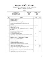 giáo án toán đại số 9 cả năm