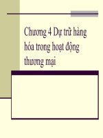 Bài giảng Phân tích hoạt động kinh doanh - Chương 4