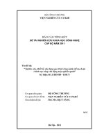 Đề tài :Nghiên cứu, thiết kế, xây dựng quy trình công nghệ chế tạo hoàn chỉnh trục răng chủ động máy nghiền apatit