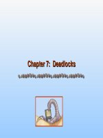 Chapter 7 Deadlocks