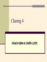 chương 4 hoạch định và chiến lược