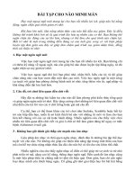 BÀI TẬP GIÚP NÃO BẠN MINH MẪN