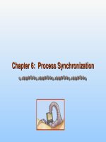 Chapter 6 Process synchronization