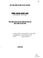 Thực hiện quyền trẻ em ở các tỉnh miền núi phía bắc thực trạng và giải pháp