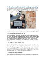 10 câu không nên hỏi một người bạn đang thất nghiệp