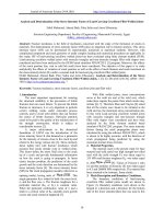 analysis and determination of the stress intensity factor of load-carrying cruciform fillet welded joints