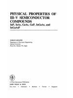 adachi s. physical properties of iii-v semiconductor compounds