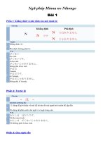 Ngữ pháp Mina no Nihongo