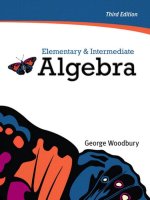 elementary and intermediate algebra