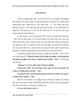 phân tích quản trị giá thành sản phẩm tại công ty cổ phần than núi béo - tkv