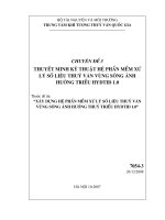 Xây dựng hệ phần mềm xử lý số liệu thuỷ văn vùng sông ảnh hưởng thuỷ triều HYDTID1 0 thuyết minh kỹ thuật hệ phần mềm xử lý số liệu thuỷ văn vùng sông ảnh hưởng triều hydtid1 0