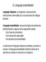 lenguaje ensamblador