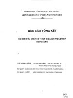 Nghiên cứu chế tạo thiết bị laser trị liệu đa bước sóng