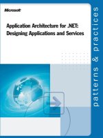 Application Architecture for .NET:Designing Applications and Services