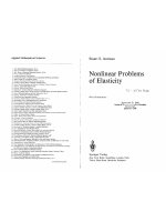 Antman SS nonlinear problems of elasticity