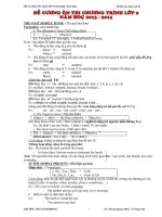 Đề cương ôn tập tiếng anh lớp 9 và tuyển sinh vào 10