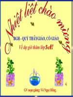 Hội giảng bài hỗi hợp gia vị khối 5 tham khảo