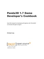 panda3d 1.7 game developer's cookbook [electronic resource]