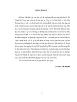 Báo cáo hệ thống quản lý kinh doanh đại lý thủy sản