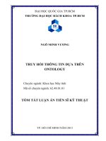 truy hồi thông tin dựa trên ontology