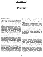 Proteins - Principle of food chemistry