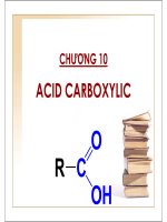 chương 10 acid carboxylic