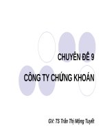 Chuyên đề công ty chứng khoán