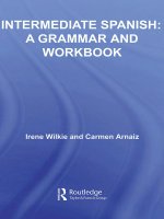 intermediate spanish a grammar and workbook