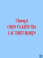 chọn và kiểm tra các thiết bị