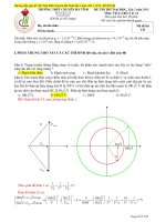 bài giải chi tiết đề chuyên hà tĩnh hay sát với thi đại học có  cách giải nhanh