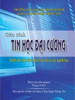 Giáo trình tin học đại cương