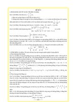 Đề thi thử đại học môn toán năm 2014 lần 3