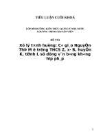xử lý tình huống cô giáo nguyễn thị m ở trường thcs z, xã b, huyện k, tỉnh l sử dụng văn bằng không hợp pháp