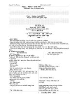 giáo án lớp 3 tuần 32